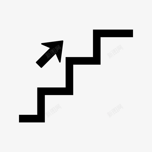 楼梯svg_新图网 https://ixintu.com 楼梯 stairs7