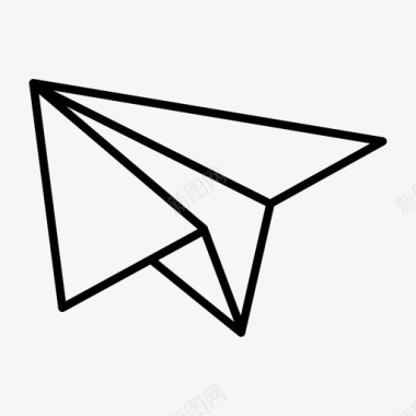 纸飞机飞行游戏图标图标