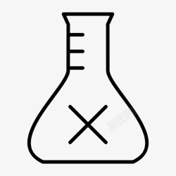 实验失败失败的实验删除拒绝图标高清图片