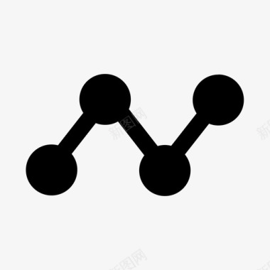 分析数据趋势图标图标