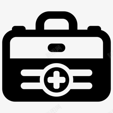 医疗箱急救箱医疗服务图标图标