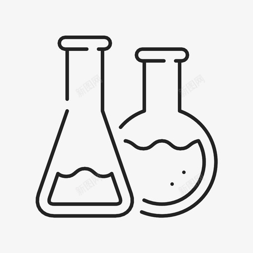 化学实验室烧瓶研究图标svg_新图网 https://ixintu.com 化学 实验室烧瓶 研究 科学