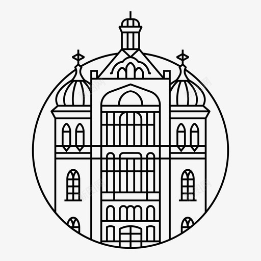 麦德林教堂哥伦比亚图标svg_新图网 https://ixintu.com 南美洲城市的标志 哥伦比亚 地标 教堂 毒品 麦德林