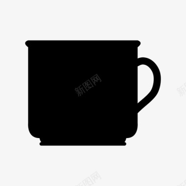 咖啡杯休息热图标图标