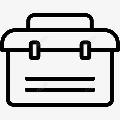 工具箱袋子容器图标svg_新图网 https://ixintu.com 容器 工具箱 结构3 袋子