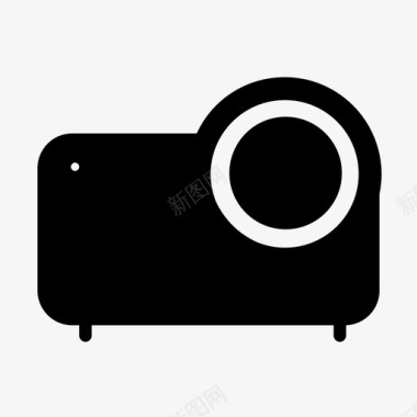 投影仪照相机视频图标图标