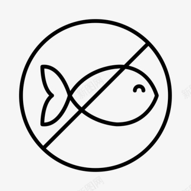 禁止捕鱼濒危大堡礁图标图标