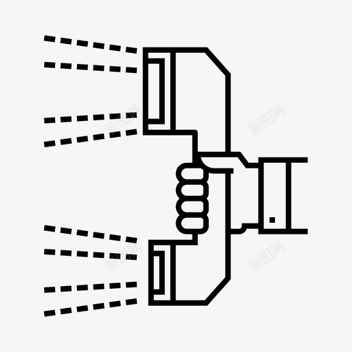 3d磁铁磁场磁性图标svg_新图网 https://ixintu.com 3d打印 3d磁铁 电话 磁场 磁性