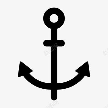 锚海事海军图标图标
