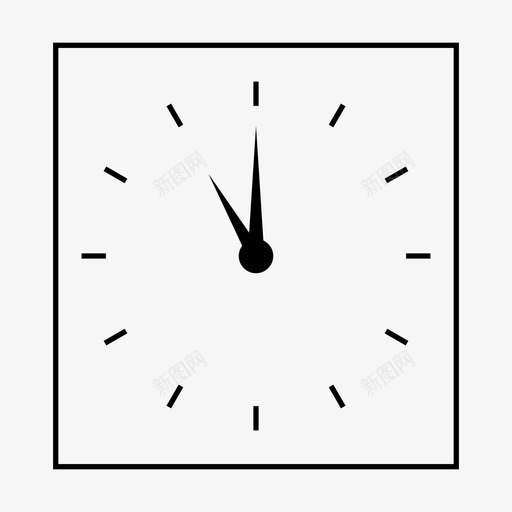时间时钟11点图标svg_新图网 https://ixintu.com 11点 时钟 时间