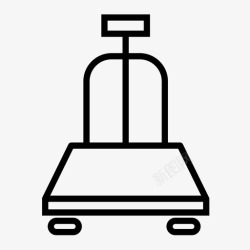 平台秤平台秤数字秤工业秤图标高清图片