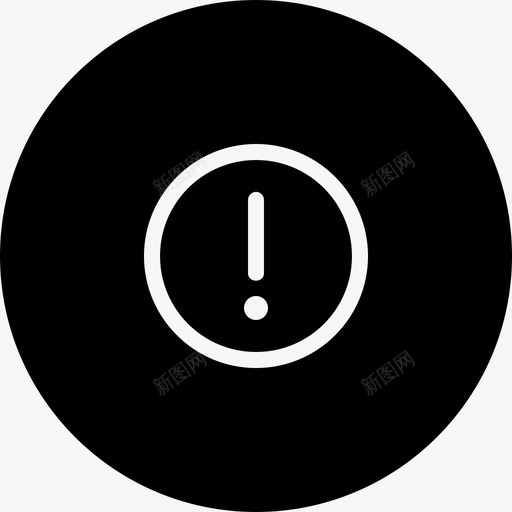 通知注意互动图标svg_新图网 https://ixintu.com 互动 信息 基本工具02 注意 通知