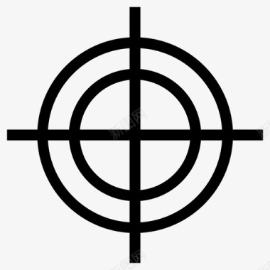 目标十字准星游戏图标图标
