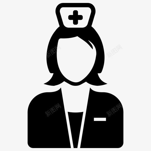 护士医生医疗保健图标svg_新图网 https://ixintu.com 医生 医疗保健 医疗救助 医疗服务 护士