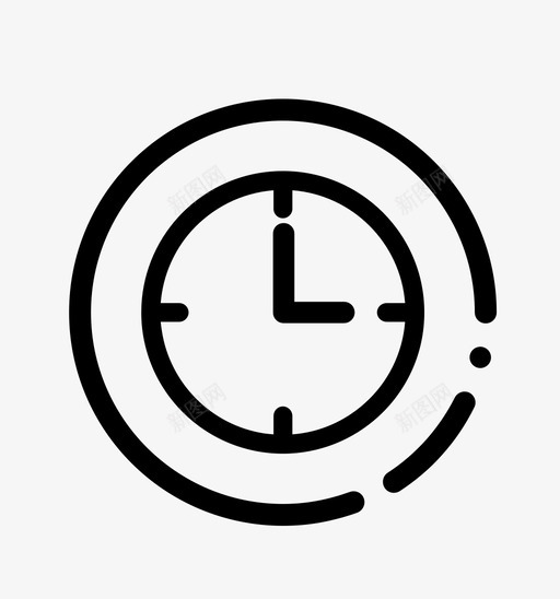 时间按钮小时图标svg_新图网 https://ixintu.com web web图标集 多媒体 小时 按钮 时间 站点