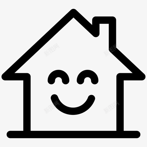 幸福之家房地产系列第二卷图标svg_新图网 https://ixintu.com 幸福之家 房地产系列第二卷