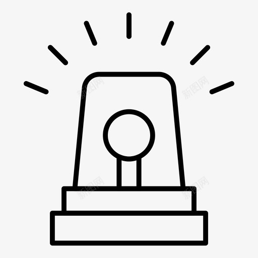 灯泡闪光灯房屋图标svg_新图网 https://ixintu.com 内部 安全细线图标 房屋 打火机 灯 灯泡 闪光灯