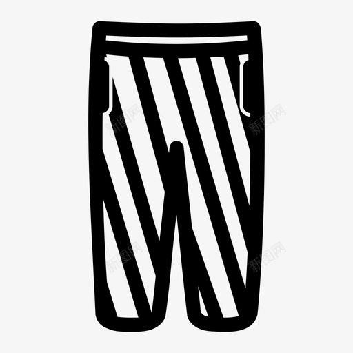 裤子衣服时装图标svg_新图网 https://ixintu.com 时装 衣服 裁缝 裤子