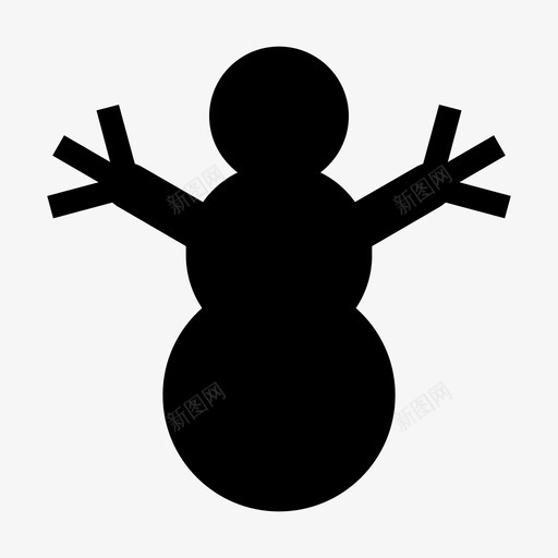 snowmansvg_新图网 https://ixintu.com snowman