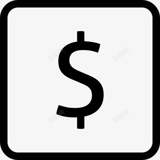美元货币概述webui图标svg_新图网 https://ixintu.com 概述webui 美元 货币