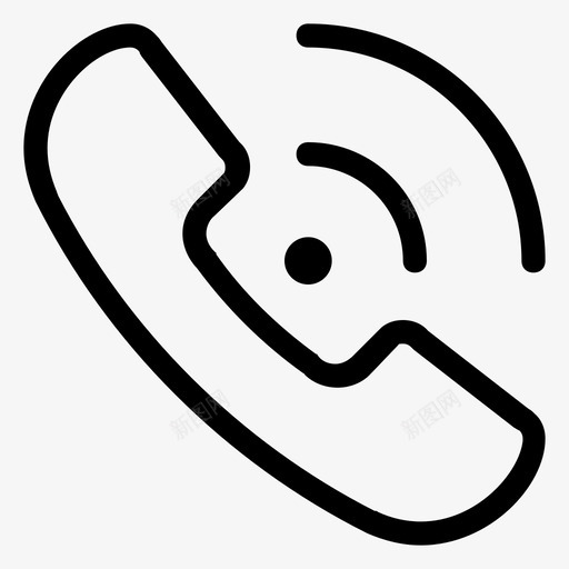 电话铃声svg_新图网 https://ixintu.com 电话铃声 Icon Set-02-15