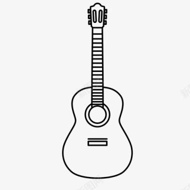 西班牙吉他原声音乐图标图标