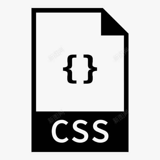 css代码文件图标svg_新图网 https://ixintu.com css web 代码 文件 文件类型图标 样式表