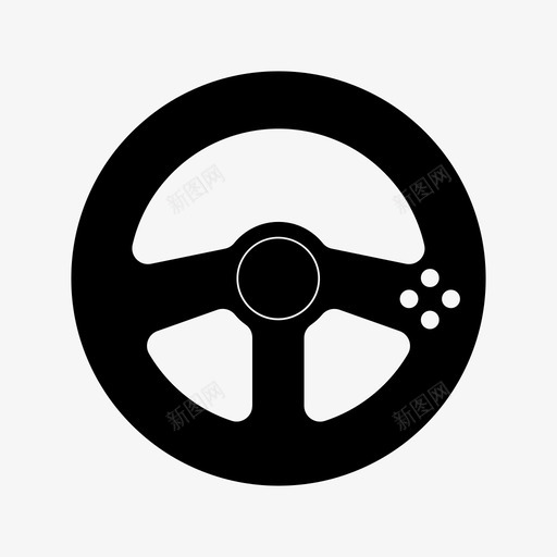 方向盘汽车控制器图标svg_新图网 https://ixintu.com 控制器 方向盘 汽车 视频游戏 驱动