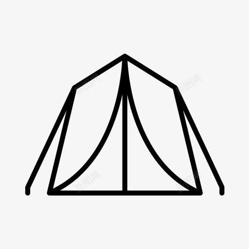 军队营地帐篷图标svg_新图网 https://ixintu.com 军队 帐篷 战争 营地