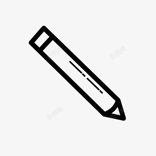 编辑记号笔铅笔图标svg_新图网 https://ixintu.com 素描 编辑 记号笔 铅笔