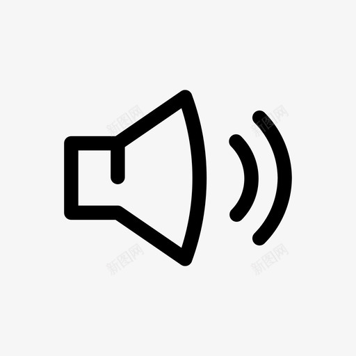 扬声器大声噪音图标svg_新图网 https://ixintu.com 噪音 声音 大声 扬声器 音量