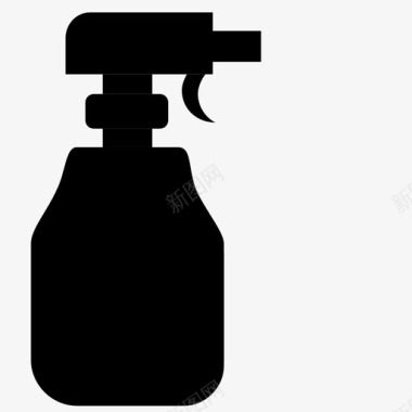 清洁喷雾瓶子工具图标图标