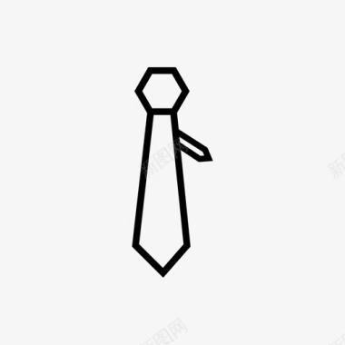 领带商务领带专业图标图标