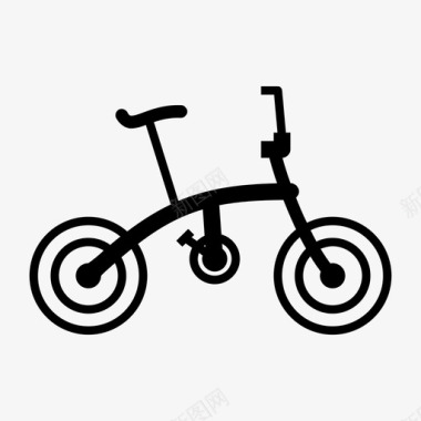 自行车自行车手山地车图标图标