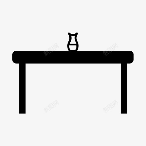桌子长凳咖啡桌图标svg_新图网 https://ixintu.com 咖啡桌 家具 桌子 长凳
