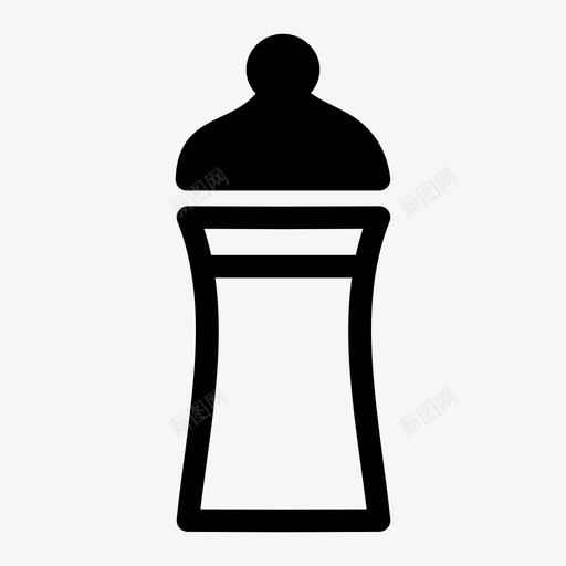 奶瓶奶嘴图标svg_新图网 https://ixintu.com 奶嘴 奶瓶