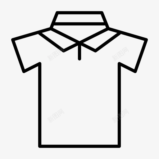 T恤服装发行版图标svg_新图网 https://ixintu.com T恤 发行版 时尚 服装 款式