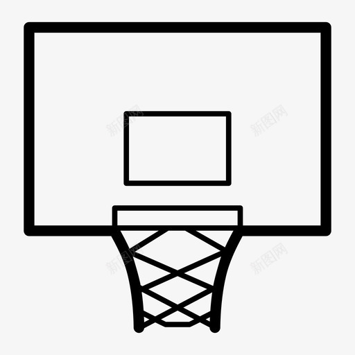 篮球板游戏运动图标svg_新图网 https://ixintu.com 游戏 篮球板 运动
