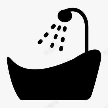 浴缸_热水器图标