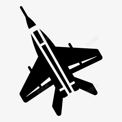 喷气式飞机飞机战斗机图标svg_新图网 https://ixintu.com 喷气式飞机 战斗机 飞机 飞行器