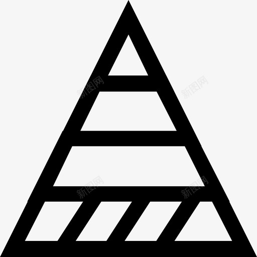 图表水平金字塔图标svg_新图网 https://ixintu.com 三角形 商业图表和图表第32行 图表 水平 金字塔