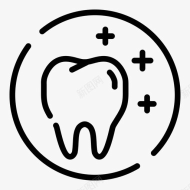 牙科牙医医学图标图标