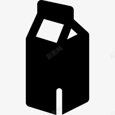 牛奶盒食品饮料图标图标