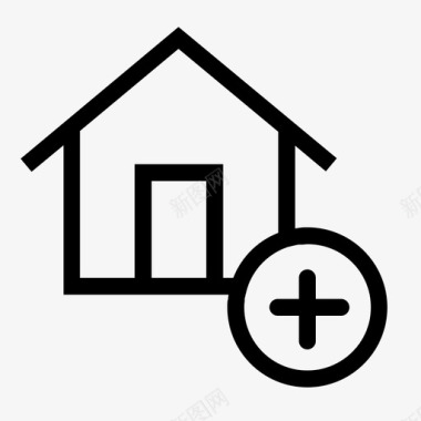 住宅房屋房产图标图标