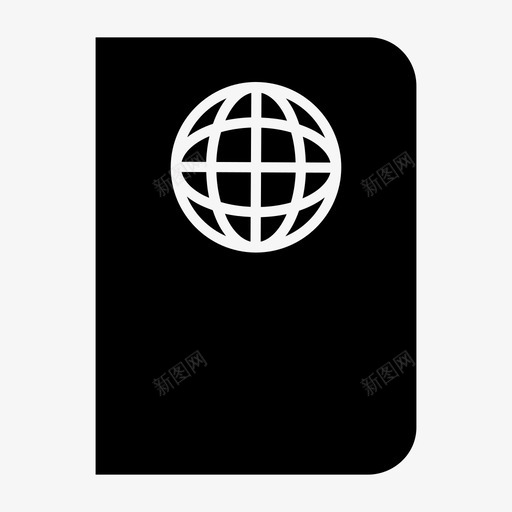 护照公民身份身份图标svg_新图网 https://ixintu.com 公民身份 官方文件 护照 旅行 身份
