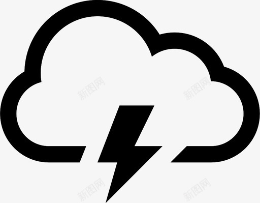 Cloud Lightningsvg_新图网 https://ixintu.com Cloud Lightning