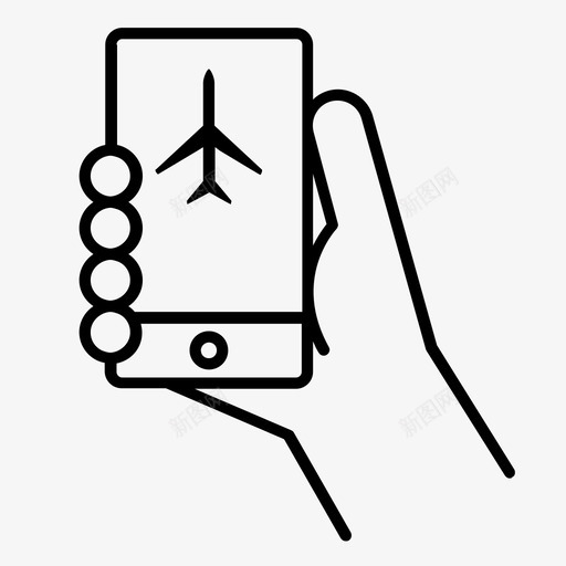 智能手机飞行模式飞行模式飞行图标svg_新图网 https://ixintu.com 手机 智能手机图标集合 智能手机飞行模式 飞行 飞行模式