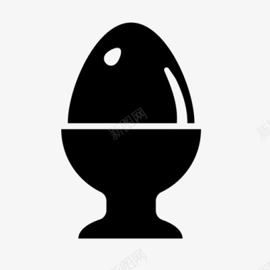 鸡蛋煮鸡蛋鸡蛋杯图标图标