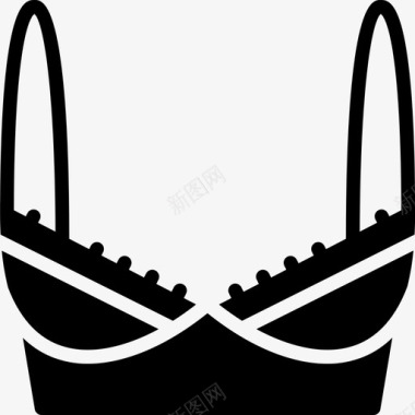 胸罩服装女士图标图标