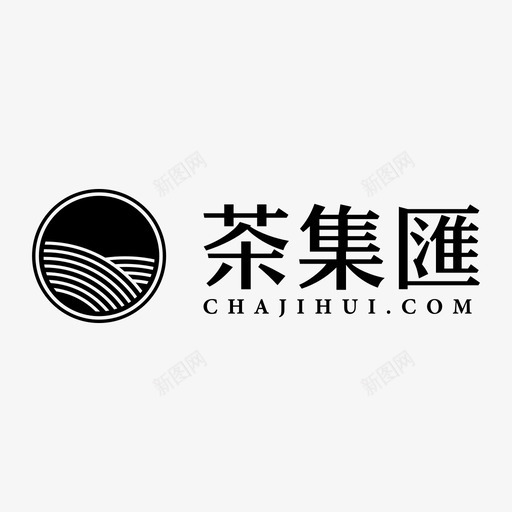 茶集汇logosvg_新图网 https://ixintu.com 茶集汇logo